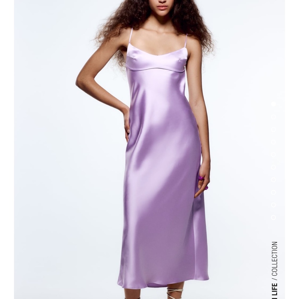 Viral TikTok Zara Satin Dress